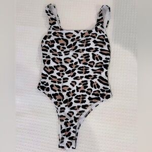 Leopard Print Bathing Suit/Bodysuit